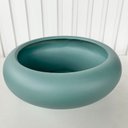 Ver imagem 4 de Vaso cachepot verde ikebana bacia enfeite de mesa orquídea