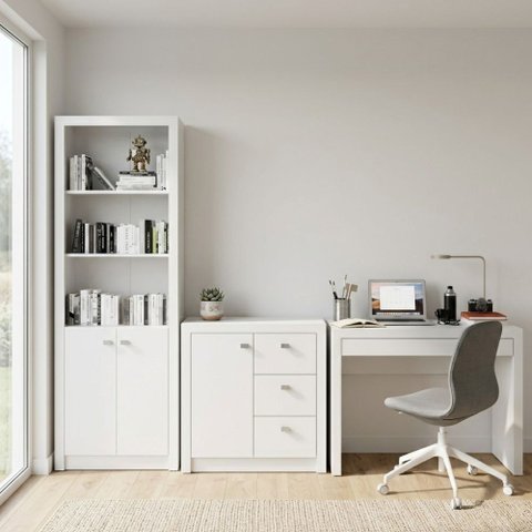 Combo Home Office Essencial Branco