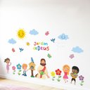 Ver imagem 3 de Adesivo Decorativo Parede Jardim de Deus Infantil