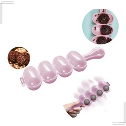 Molde Enrolador de Docinhos para 4 Brigadeiros Beijinho Doce - 2
