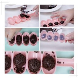 Molde Enrolador de Docinhos para 4 Brigadeiros Beijinho Doce - 5