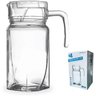 Jarra de Vidro Robusto 1700ml com Tampa Acrílica Água Suco - 1