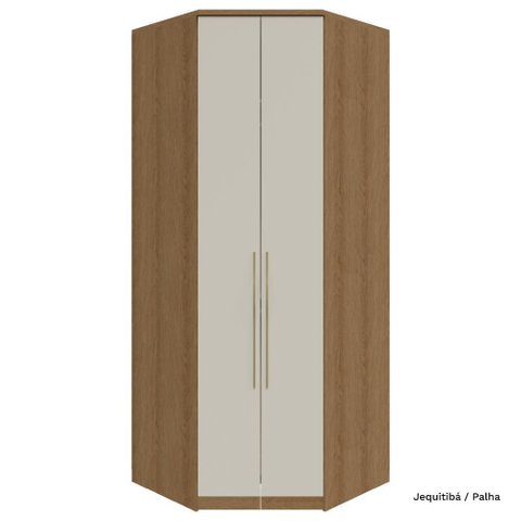Guarda Roupa Modulado 02 Portas 245cm 02 Gavetas Canto Closet Setiba