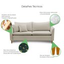 Ver imagem 7 de Sofá 2 Lugares Retrô 164cm Veludo Kassia