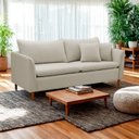 Ver imagem 1 de Sofá 2 Lugares Retrô 164cm Veludo Kassia