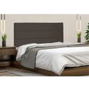 Ver imagem 3 de Painel Cabeceira Paris Box Casal 1,40cm - Suede Marrom Café