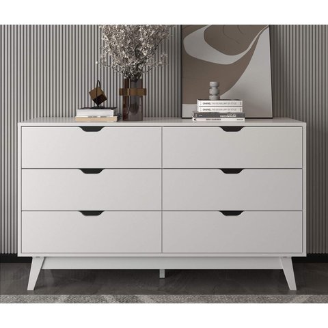 Cômoda com 6 Gavetas e Pé Cônico Cm8044 Tecnomobili