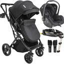 Ver imagem 1 de Carrinho de Bebe Bebe Conforto Base Isofix Kiddo Vox Ii Preto