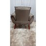 Kit com 03 Poltronas Opala Suede Cappuccino - Modena Decor - 3