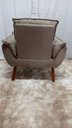 Ver imagem 3 de Kit com 03 Poltronas Opala Suede Cappuccino - Modena Decor