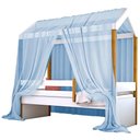 Ver imagem 2 de Cama Montessoriana Exclusiv Solteiro com Voal Azul