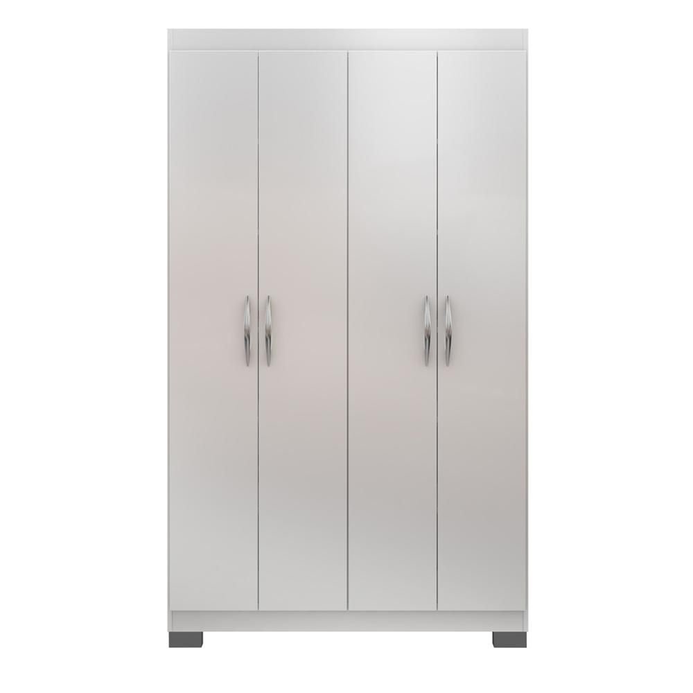 Armário Multiuso Ditália 4 Portas Dm-580 Cor:branco | MadeiraMadeira