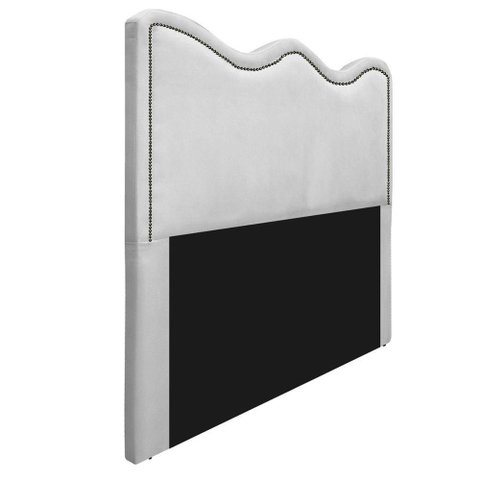 Cabeceira King Bari P02 195 cm Para Cama Box Branco