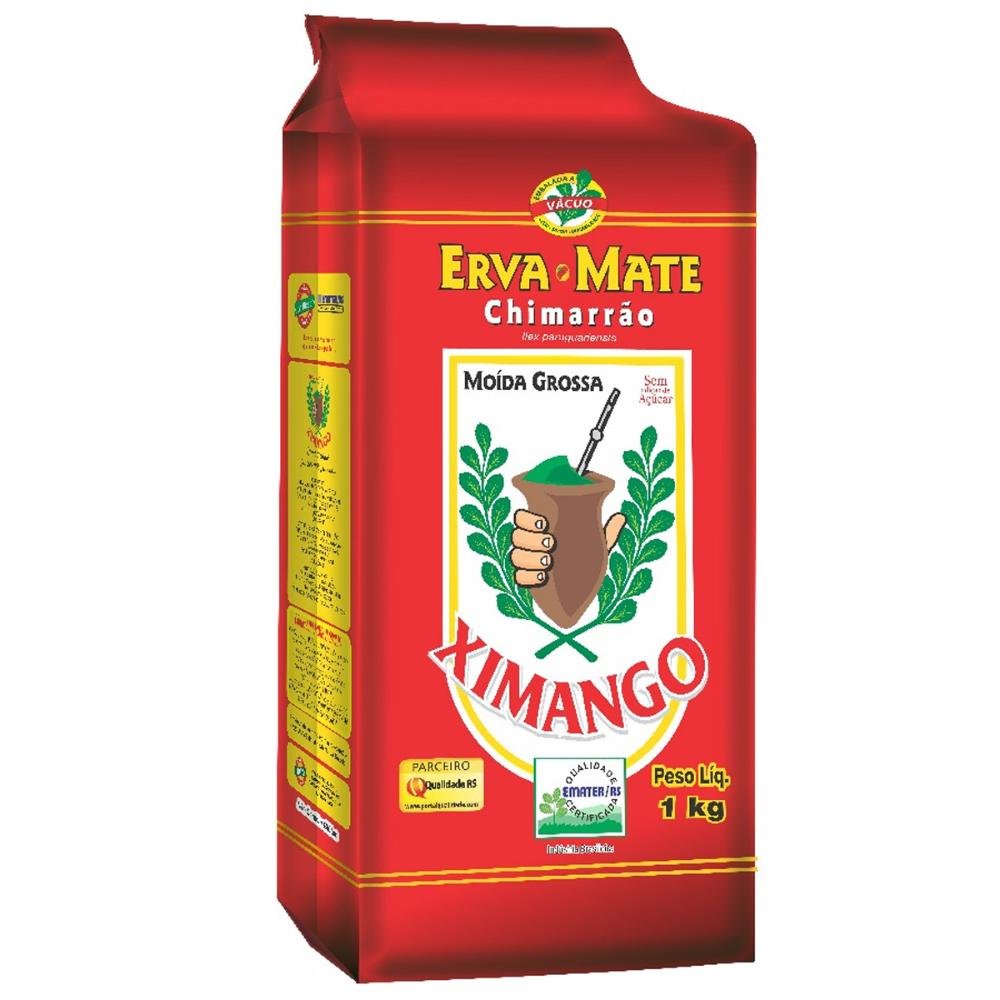 Conjunto 10 Erva-mate de Chimarrão Moída Grossa 1kg Ximango - 5