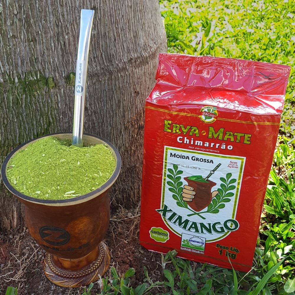 Conjunto 10 Erva-mate de Chimarrão Moída Grossa 1kg Ximango - 3