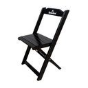 Ver imagem 5 de Conjunto Mesa Dobrável 60x60 com 4 Cadeiras de Madeira Personalizada Hei Preta - Cor: Preto
