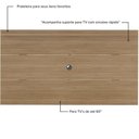 Ver imagem 6 de Painel para TV Slim 60 180cm MDP 15mm Carvalho com Suporte Artely
