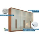 Ver imagem 3 de Guarda Roupa Casal 6 Portas e 4 Gavetas Robust-livorno Branco
