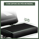 Ver imagem 5 de Cadeira Escritório Gamer Nitro Branco Ergonômica Couro Sintético Reclinável Altura Ajustável Luvinco