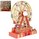 Ver imagem 1 de Roda Gigante Natal Natalina Led Som Movimento Iluminaçao Luxo Cenario Musical Decoraçao Festa Mesa C