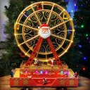 Ver imagem 6 de Roda Gigante Natal Natalina Led Som Movimento Iluminaçao Luxo Cenario Musical Decoraçao Festa Mesa C