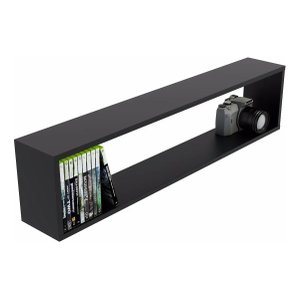 Nicho Para Decoração em Mdf Preto