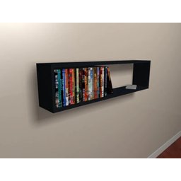 Nicho Para Decoração em Mdf Preto - 2