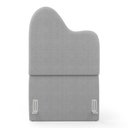 Ver imagem 5 de Cabeceira Orgânica Cama Box Solteiro Sea 90cm com Frame Bouclé Cinza Claro - Desk Design