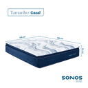 Ver imagem 2 de Colchão Moon Sonos Casal Molas Ensacadas Premium 138x188x34