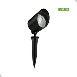 Espeto de Jardim Led 7w Luminatti Ip65 Verde Bivolt Externa Ip65 - 8