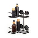 Ver imagem 1 de Cantoneira Dupla Black Piatina Ventosa Redonda 2607 Arthi