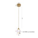 Ver imagem 4 de Pendente Led Quarto Cabeceira de Cama Balcão Aparador Lavabo