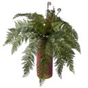Ver imagem 2 de 1 Unidade Galho Samambaia Artificial Pendente Toque Natural Linha Premium