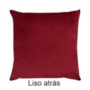 Ver imagem 5 de Capa para Almofada Drapeada Line em Veludo Quadrada Bordo