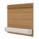 Ver imagem 7 de Painel para TV até 70 Polegadas Tahiti 3 Portas com LED - Freijó/Off White Matte