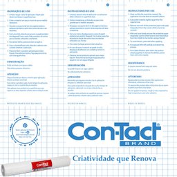 Papel Adesivo Contact Transparente Cristal Envelopamento Cozinha Móveis Encadernar Caderno Livro - 4