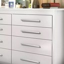 Ver imagem 3 de Cômoda 8 Gavetas Branca Gênova Batrol