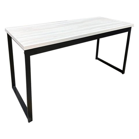 Mesa Escrivaninha Office Tampo Grosso Industrial 1,50m Amantea/preto Realme