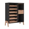 Adega 30 Garrafas 80cm com Porta Taça e 01 Gaveta BF-1015 Hecol Móveis - 4