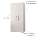 Ver imagem 5 de Multiuso Apollo 2 Portas 100% Mdf Branco