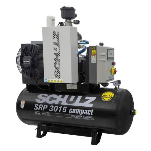 Compressor Parafuso Schulz Srp3015e Compact Iii 15hp 9bar 200l 220v