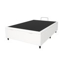 Ver imagem 2 de Cama Box com Bau Branca Casal Premium Blindada Super Reforçada Corino