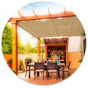 Ver imagem 1 de Tela Sombreamento Areia 11x2 Metros para Cobertura e Decorativa