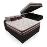 Cama Box com Baú Casal + Colchão de Molas - Anjos - Classic Superlastic 138cm - 1
