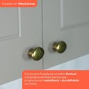 Ver imagem 7 de Lavanderia Modulada 05 Peças 100% MDF com Balcão Canto Reto e Tampo Cinza/Nature Emily