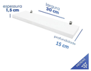 Ver imagem 3 de Kit 4 Prateleiras MDF/MDP Nichos Sala Quarto Cozinha Banheiro 30x15 - GRUMOBILE