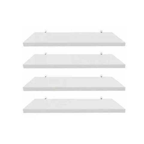 Kit 4 Prateleiras MDF Nichos Sala Quarto Cozinha Banheiro 30x15