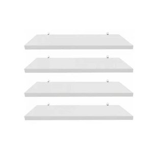 Kit 4 Prateleiras MDF/MDP Nichos Sala Quarto Cozinha Banheiro 30x15 - GRUMOBILE