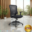 Ver imagem 6 de Cadeira de Escritório Diretor Titan - Preta