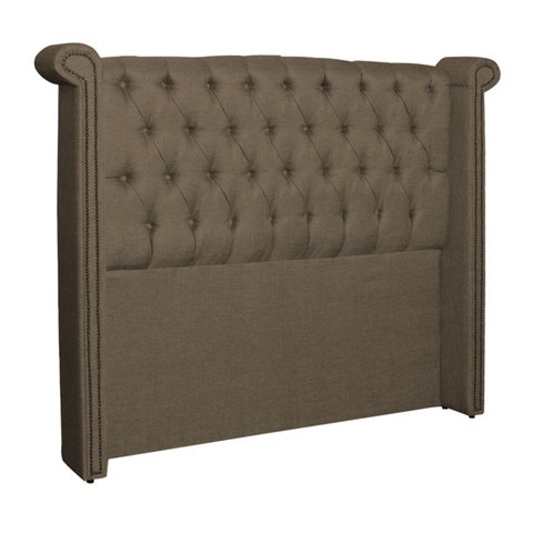 Cabeceira de Cama Box Estofada 160 Cm Queen Sienna Linho